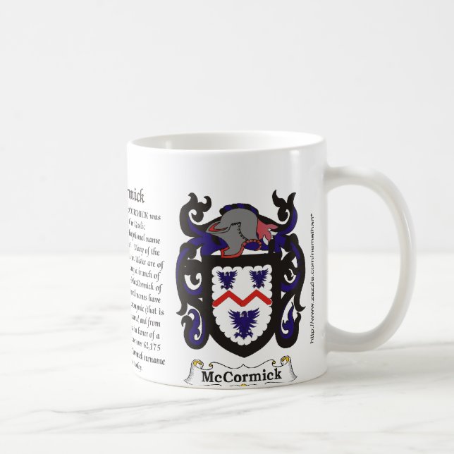 McCormick Family Coat of Arms mug (Right)