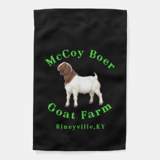 McCoy Boer Goat Farm Garden Flag