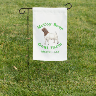 McCoy Boer Goat Farm Garden Flag