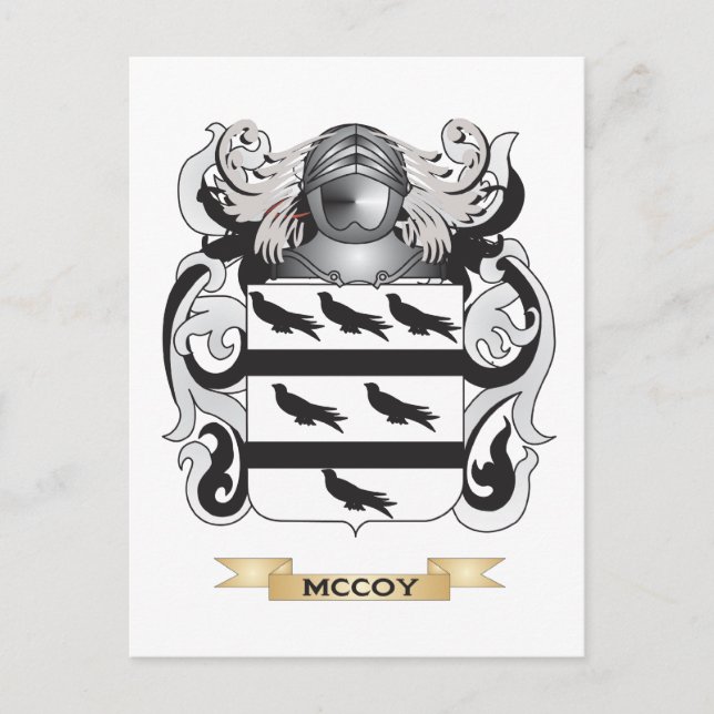 McCoy Coat of Arms (Family Crest) Postcard (Front)