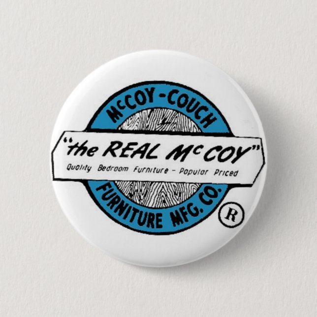 McCoy Couch Furniture MFG. CO Pinback Button (Front)