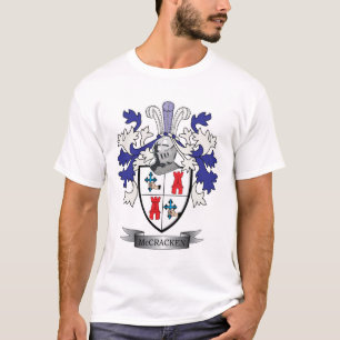 McCracken Family Crest Coat of Arms T-Shirt