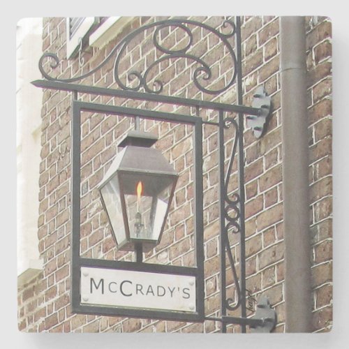 McCradys Restaurant Charleston SC Marble Stone Stone Coaster