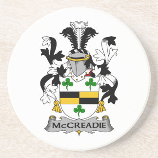 McCreadie Family Crest Sandstone Coaster