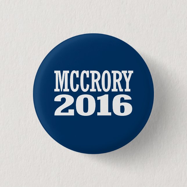 McCrory - Pat McCrory 2016 Pinback Button (Front)
