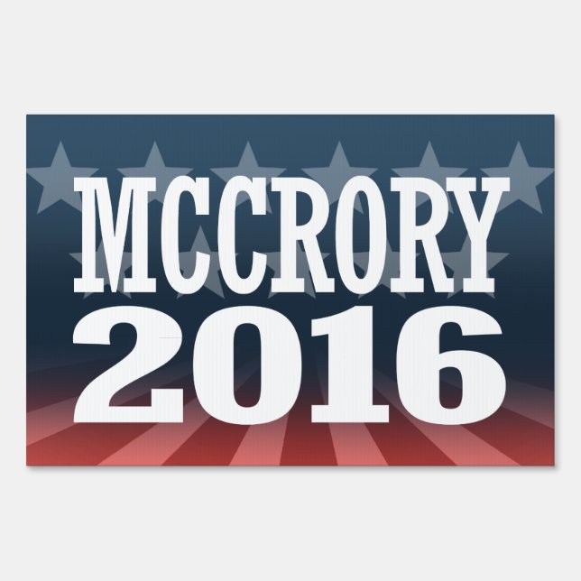 McCrory - Pat McCrory 2016 Sign (Front)