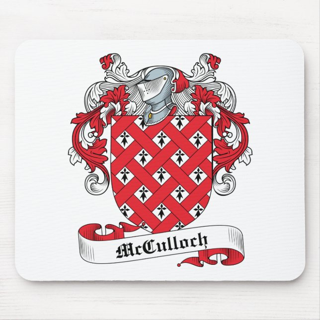 McCulloch Family Crest Mouse Pad (Front)