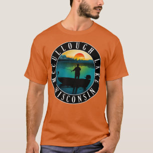 McCullough Lake Wisconsin Canoeing T-Shirt