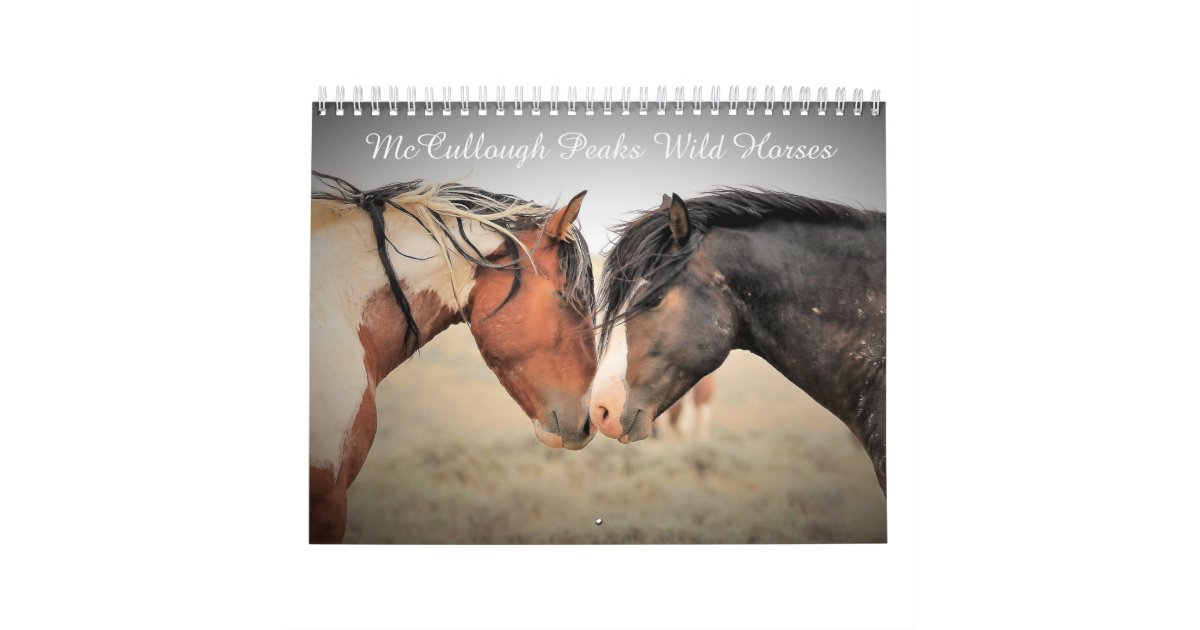 McCullough Peaks Wild Horses Calendar Zazzle