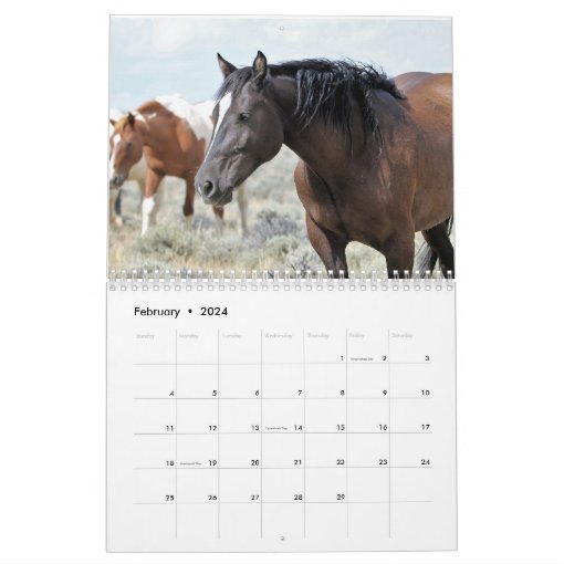 McCullough Peaks Wild Horses Calendar | Zazzle