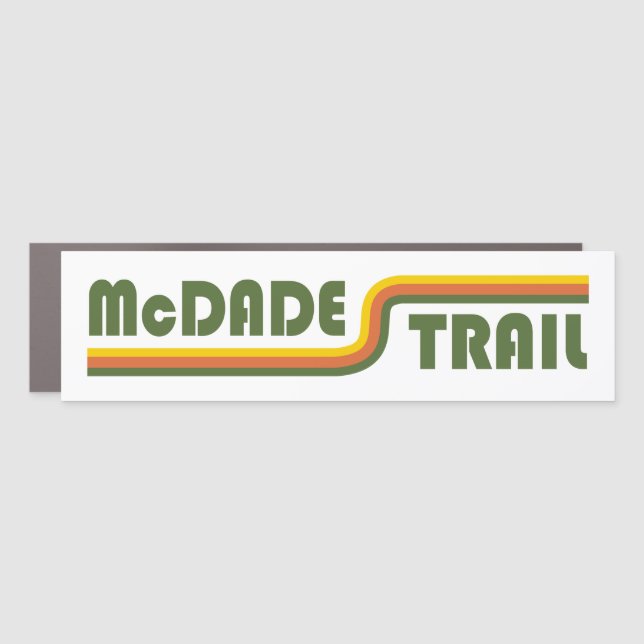 McDade Trail Car Magnet (Front)