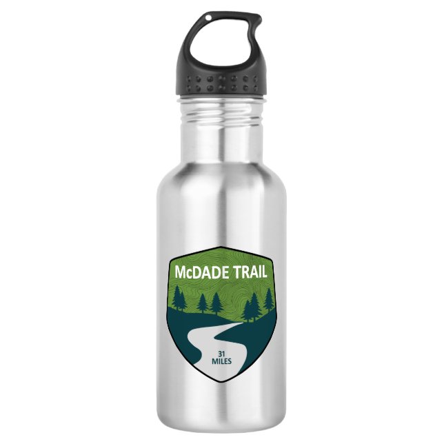 McDade Trail Stainless Steel Water Bottle (Front)