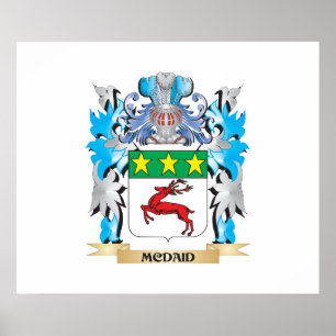 Mcdaid Coat of Arms - Family Crest Poster