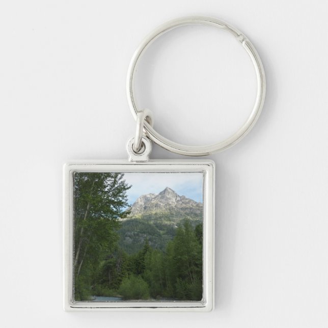 McDonald Creek at Glacier National Park Keychain (Front)