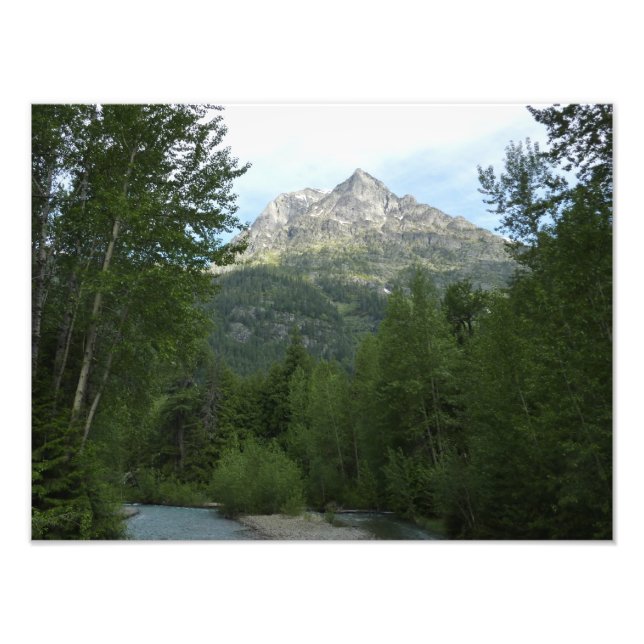 McDonald Creek at Glacier National Park Photo Print (Front)
