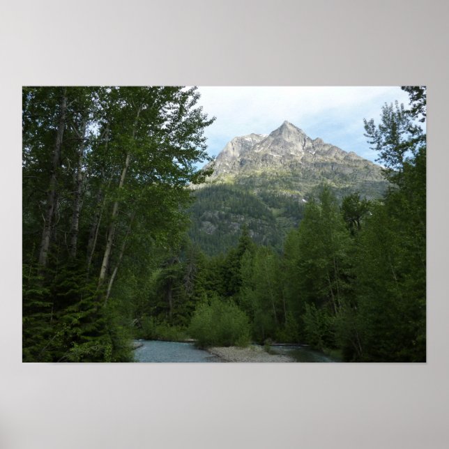 McDonald Creek at Glacier National Park Poster (Front)
