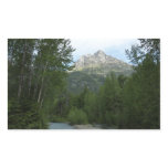 McDonald Creek at Glacier National Park Rectangular Sticker