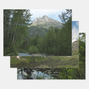 McDonald Creek at Glacier National Park Wrapping Paper Sheets