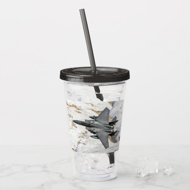 McDonnell Douglas F-15 Eagle Acrylic Tumbler (Front Ice)
