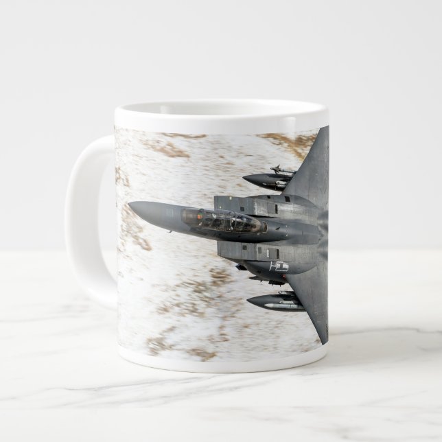 McDonnell Douglas F-15 Eagle Giant Coffee Mug (Front Left)