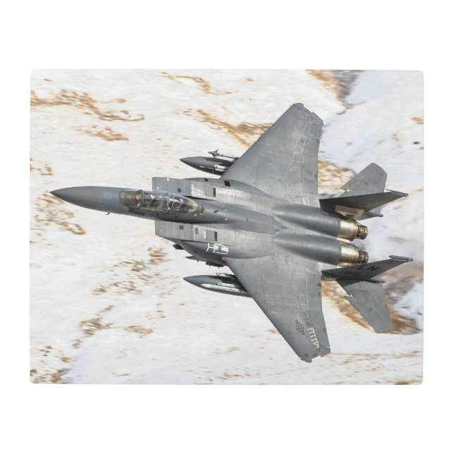 McDonnell Douglas F-15 Eagle Metal Print (Front)