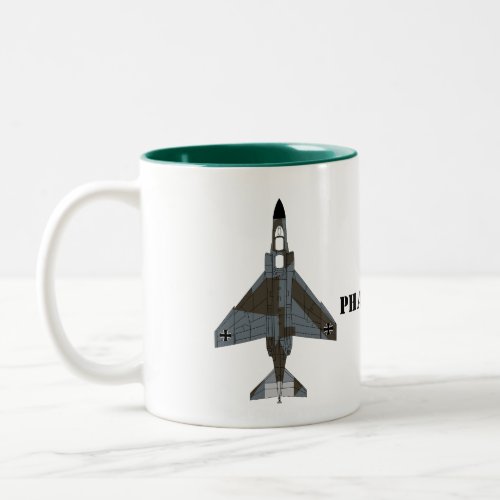 McDonnell Douglas F_4 Phantom II Luftwaffe Two_Tone Coffee Mug