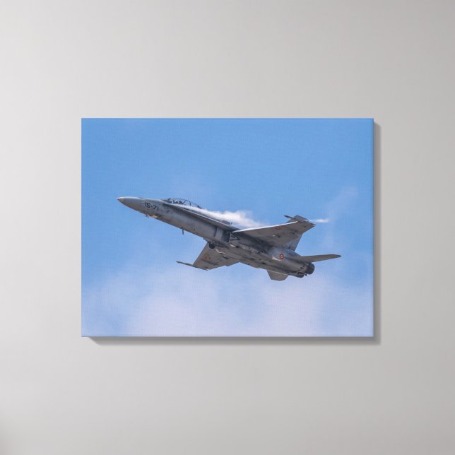 McDonnell Douglas F/A-18 Hornet Canvas Print (Front)