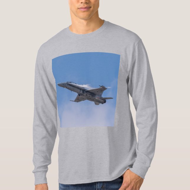 McDonnell Douglas F/A-18 Hornet T-Shirt (Front)