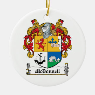 McDonnell Family Crest Ceramic Ornament