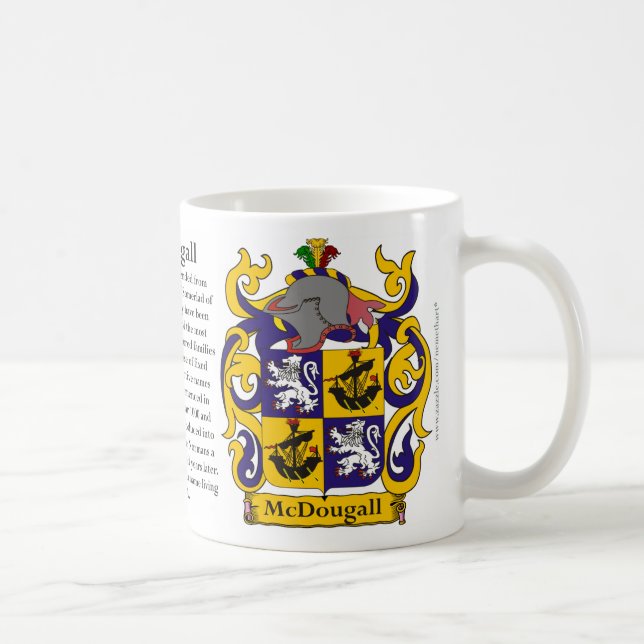 McDougall, the Origin, the Meaning and the Crest Coffee Mug (Right)