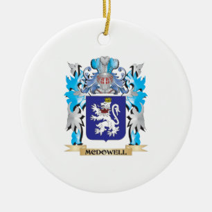 Mcdowell Coat of Arms - Family Crest Ceramic Ornament
