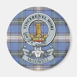 McDowell Crest + Tartan Magnet