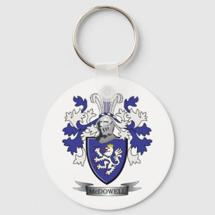 McDowell Family Crest Coat of Arms Keychain
