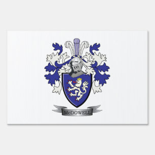 McDowell Family Crest Coat of Arms Sign