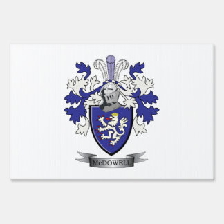 McDowell Family Crest Coat of Arms Sign