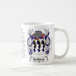 McElroy Family Coat of Arms Mug