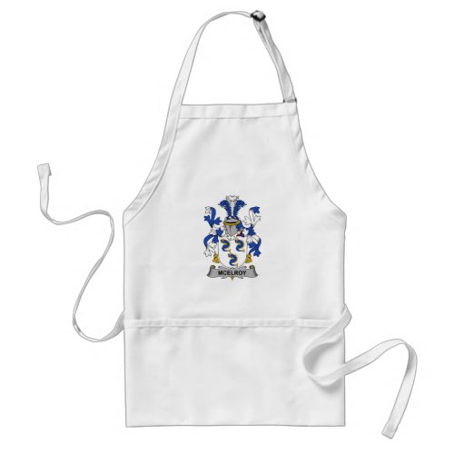 McElroy Family Crest Adult Apron