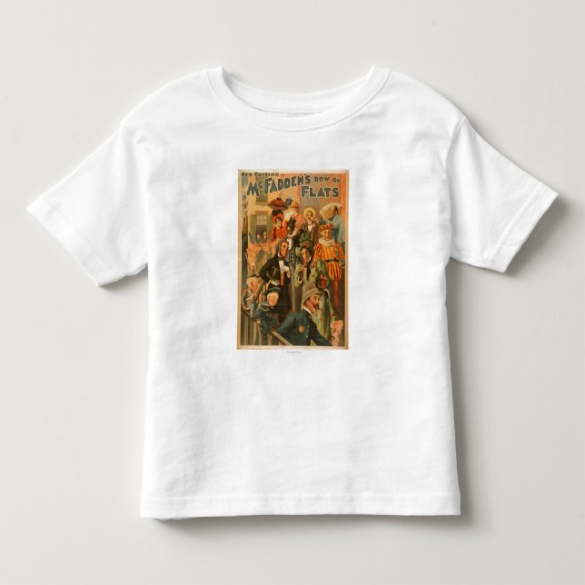 McFadden's row of flats new edition Theatre Toddler T-shirt (Front)