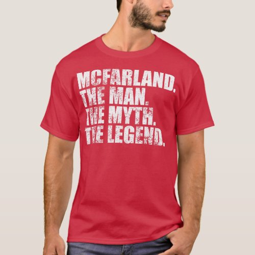 McfarlandMcfarland Family name Mcfarland last Name T_Shirt