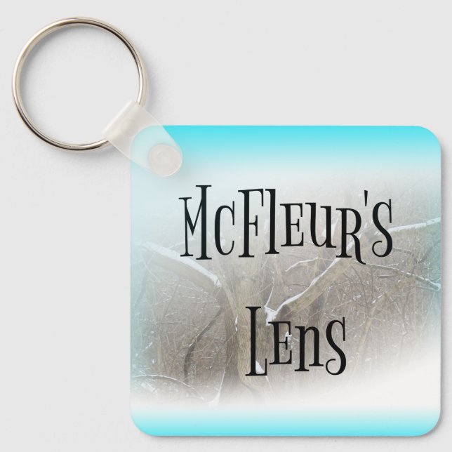 McFleur's Lens Keychain (Front)
