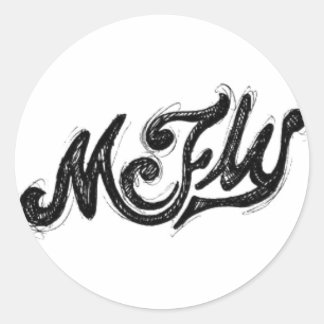 Mcfly Logo Classic Round Sticker