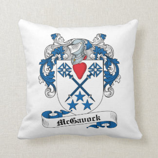 McGavock Family Crest Throw Pillow