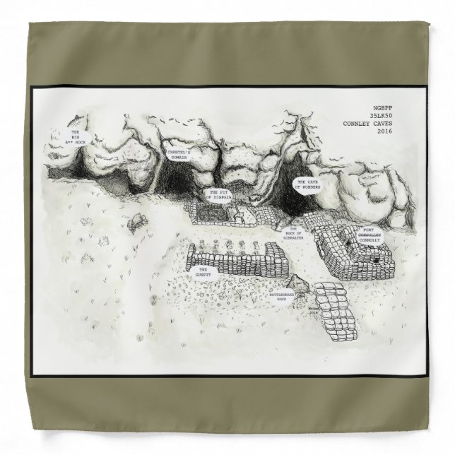 McGee's Connley Caves 2016 Bandana (Front)