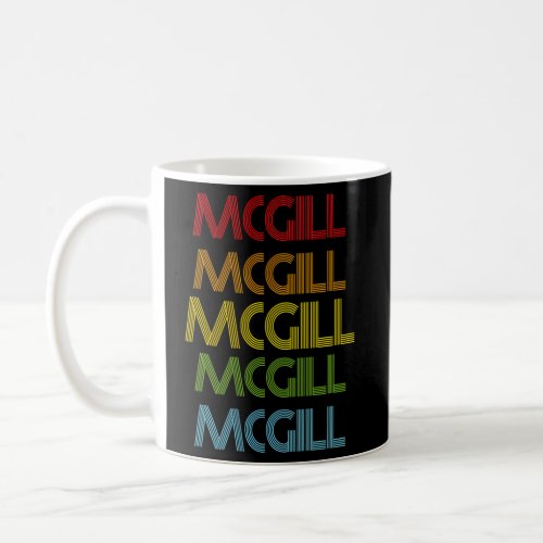 Mcgill Name Coffee Mug