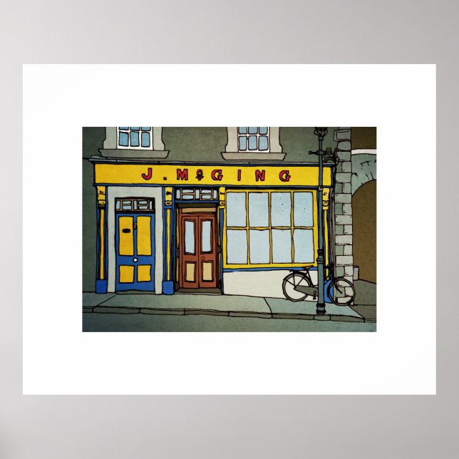 McGing's Bar, Westport, Ireland Poster (Front)