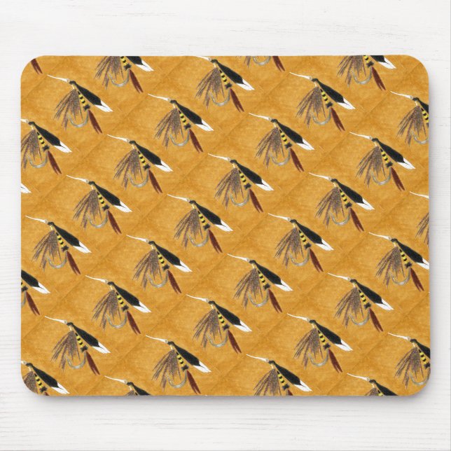 "McGinty Tiled" Trout Fly Mousepad (Front)