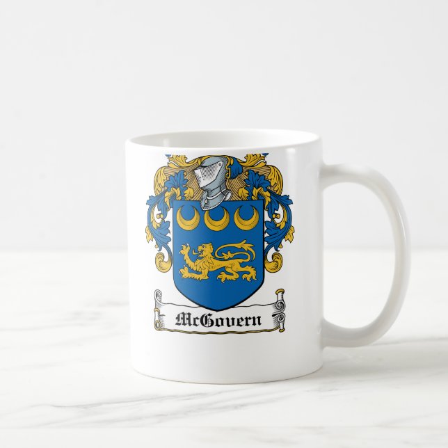 McGovern Family Crest Coffee Mug (Right)