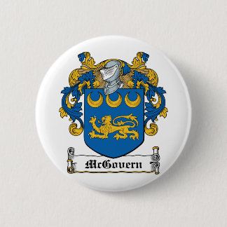McGovern Family Crest Pinback Button