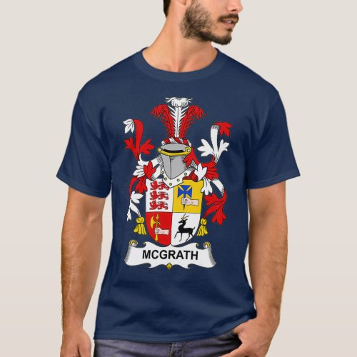 McGrath Coat of Arms  Family Crest T_Shirt