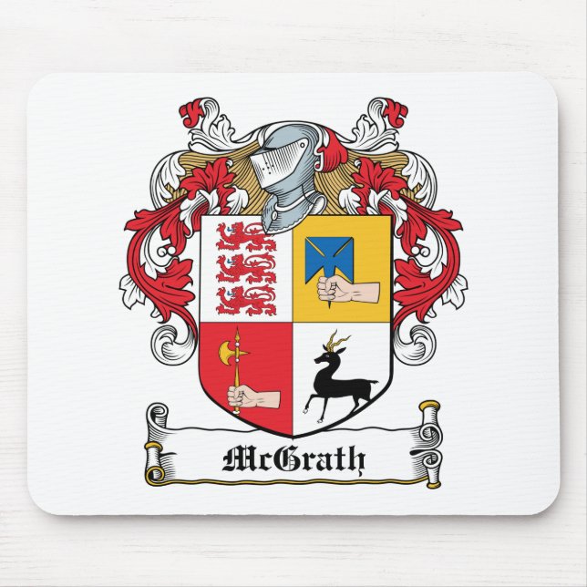 McGrath Family Crest Mouse Pad (Front)